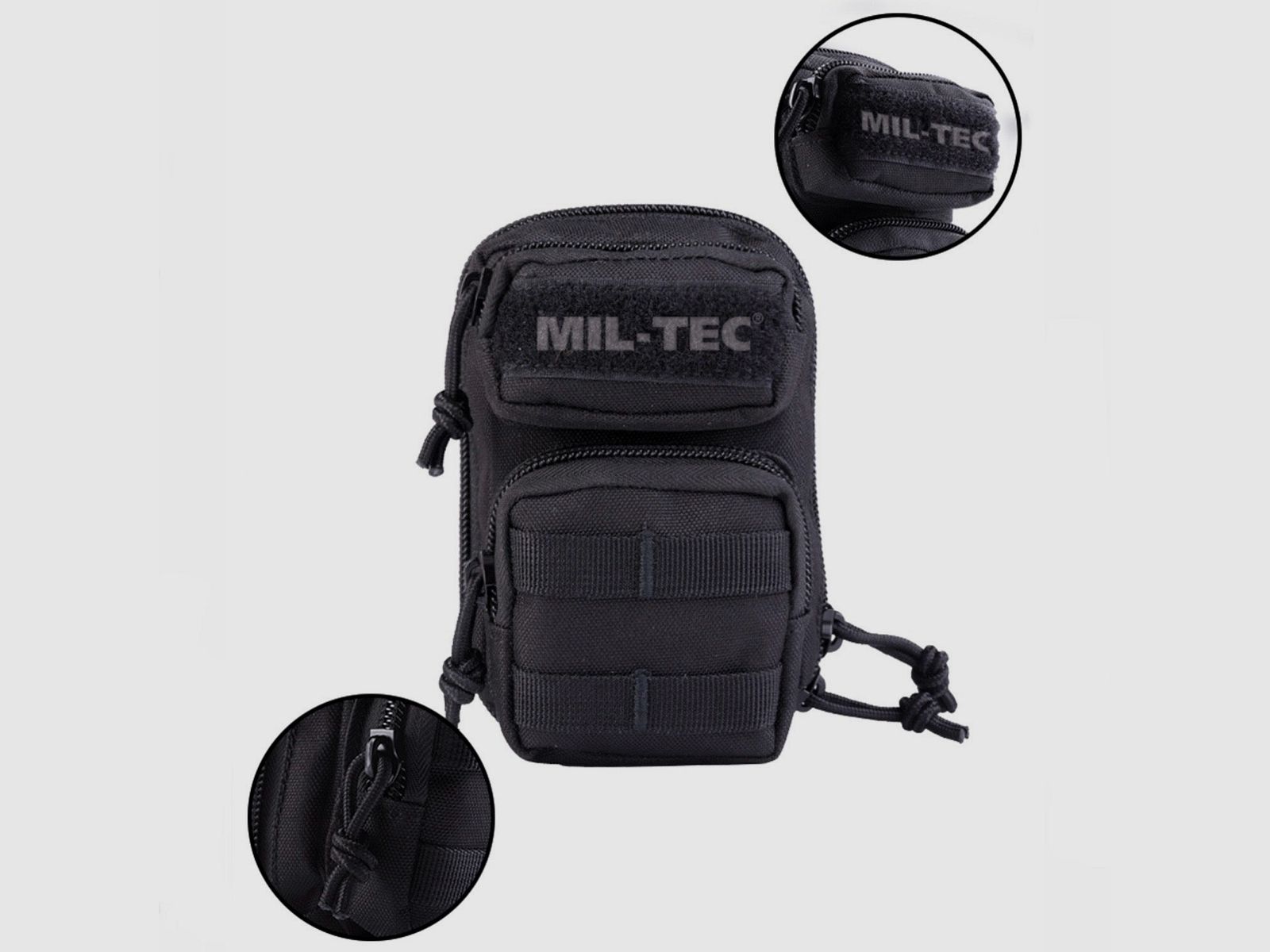 Mini Rucksack Schlüsselanhänger SCHWARZ, Bild 1 von 2