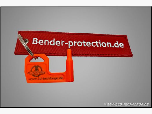 3D-TechForge Safety Flag – Universelle Signal-Kammerfahne mit Laser-Gravur & Textilfahne
