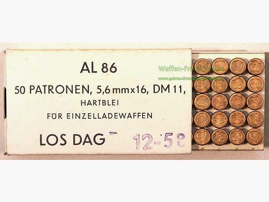 RWS (WZd.Fa.Rottweil) rifle cartridges .22lr