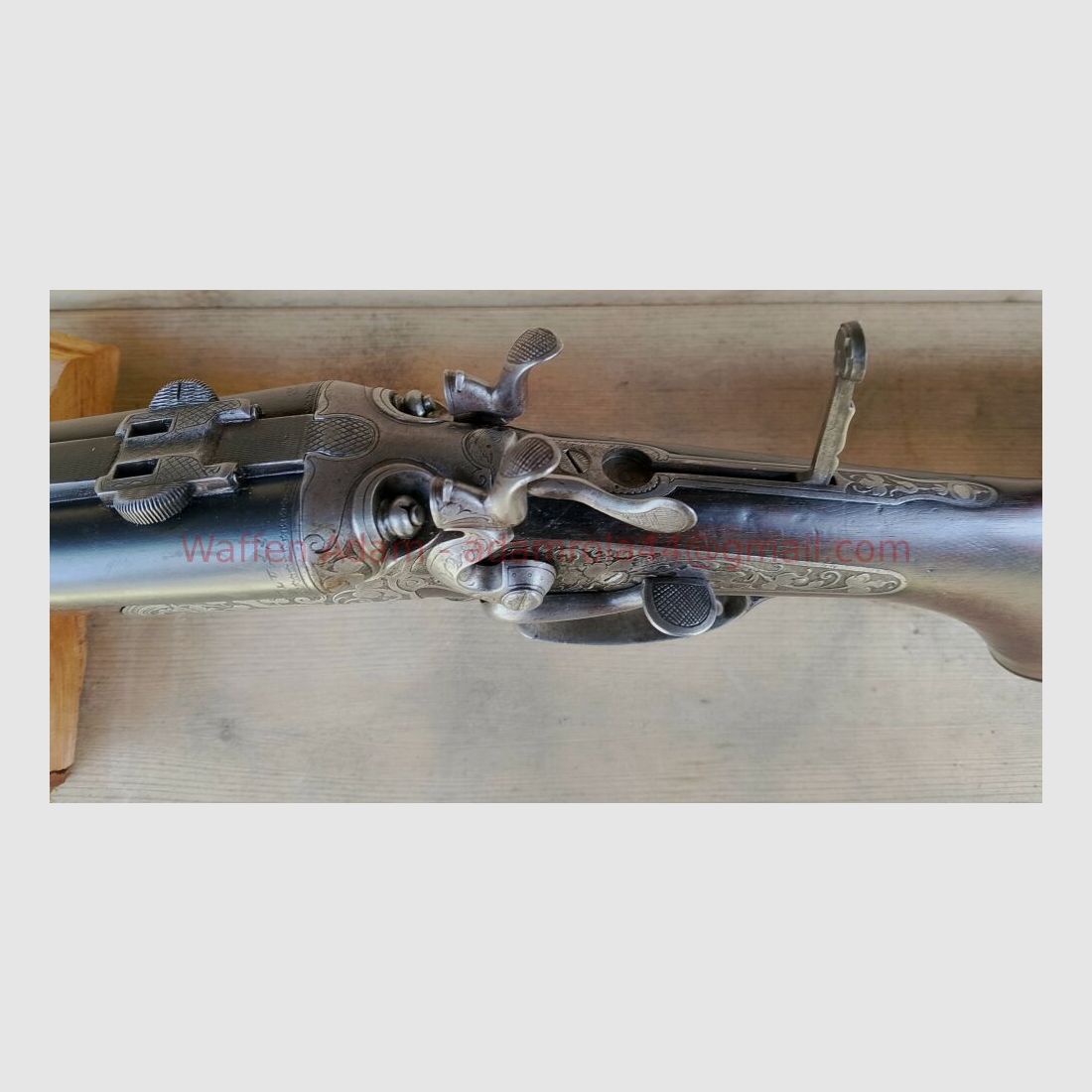 Suhl Hahndrilling um 1900 Sammlerwaffe, Bild 1 von 7