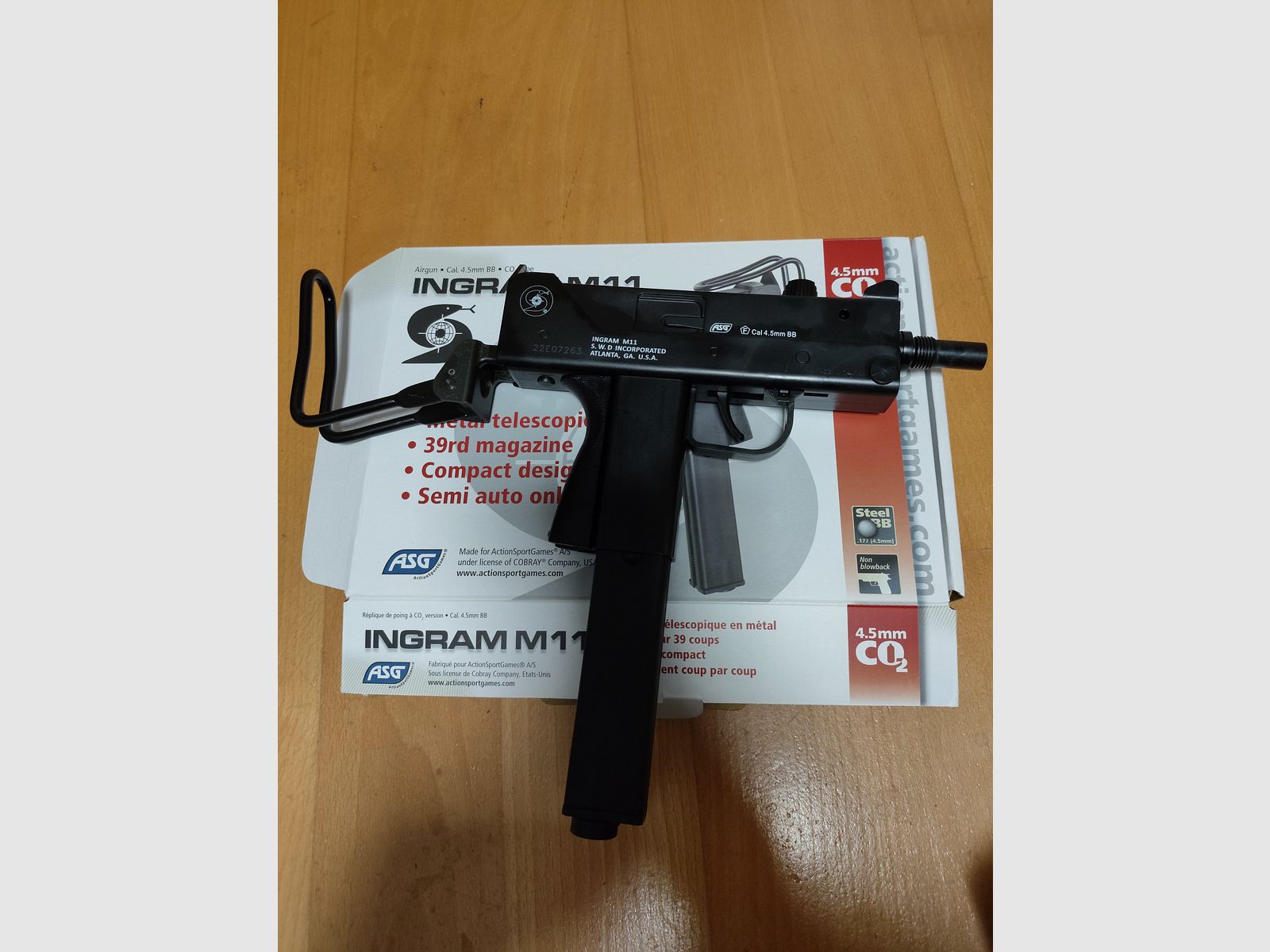 ASG/Ingram M11 C02 4,5 BB