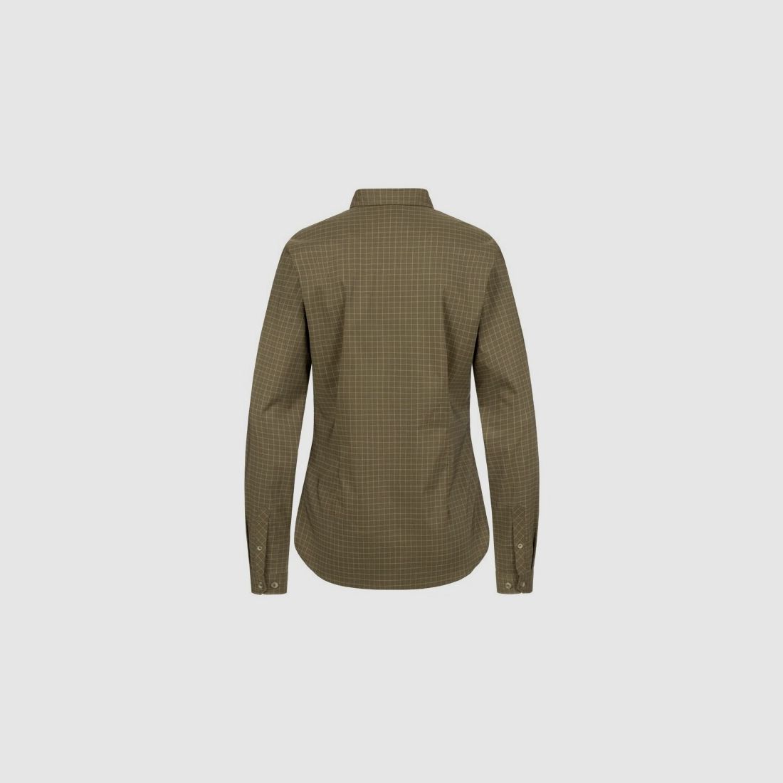 Blaser Stretch Bluse Sergia dark olive checked