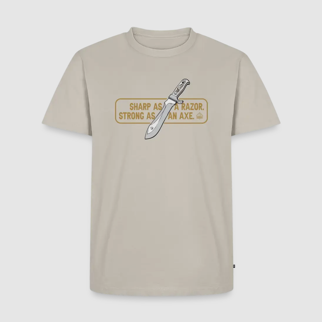 PUMA Men´s Premium T-Shirt "White Hunter Sharp & Strong"