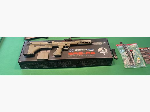 SILVERBACK DESERT TECH SRS A2 COVERT SNIPER RIFLE, 16