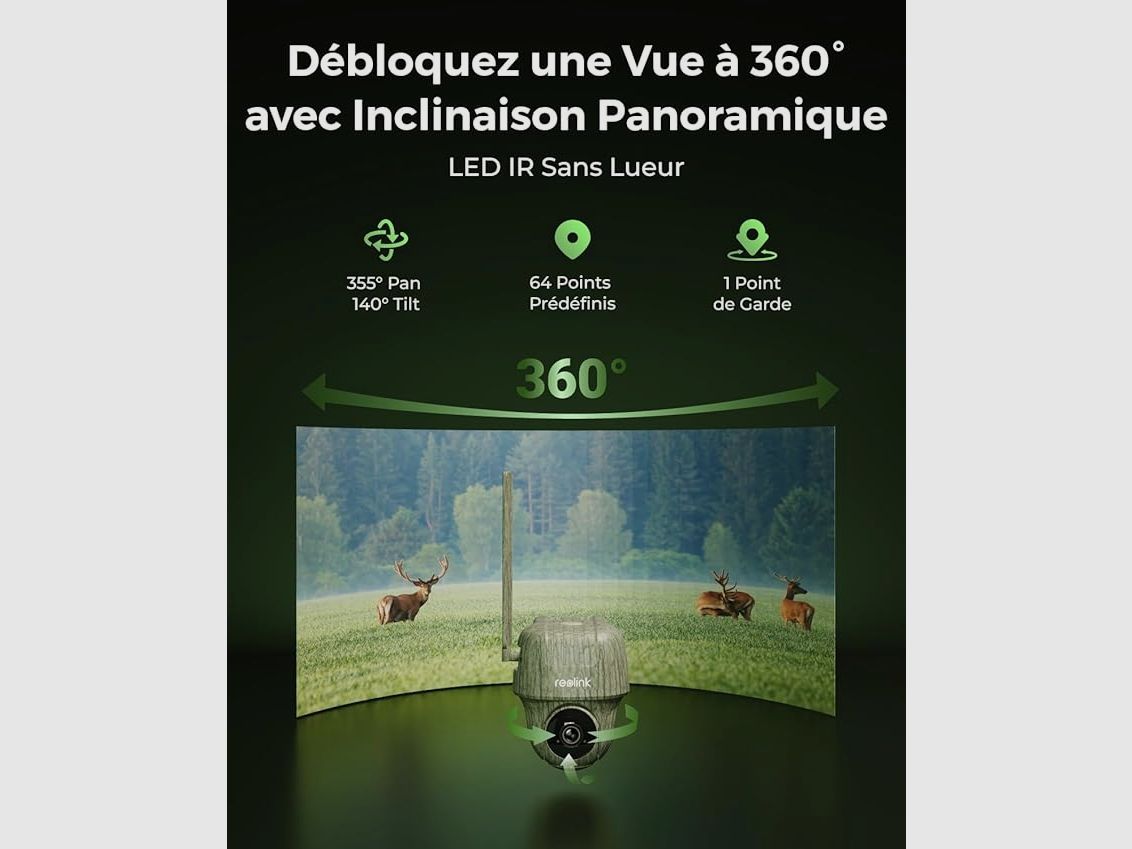 Reolink 4K Außenüberwachungskamera 4G kabellos + Solarpanel 360 °, Bild 8 von 10