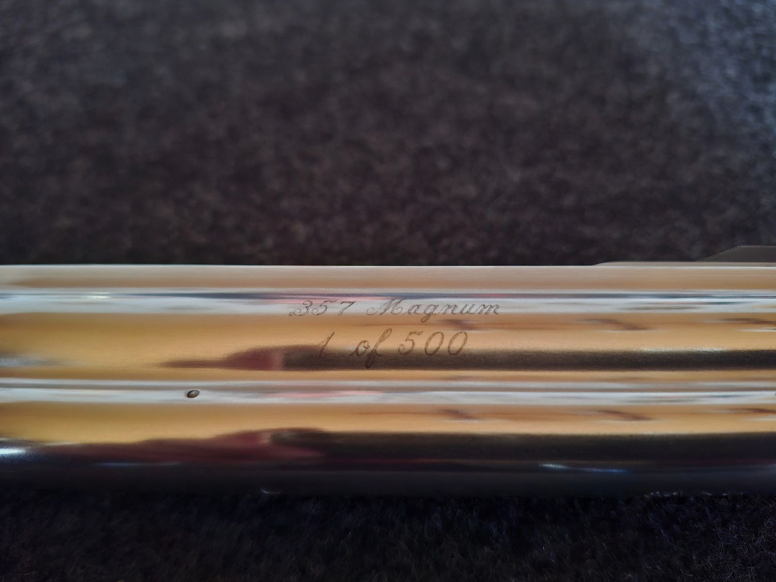 S&W 357 Eurotarget 93 "Limited Edition 1 of 500" barrel 6", non-fluted