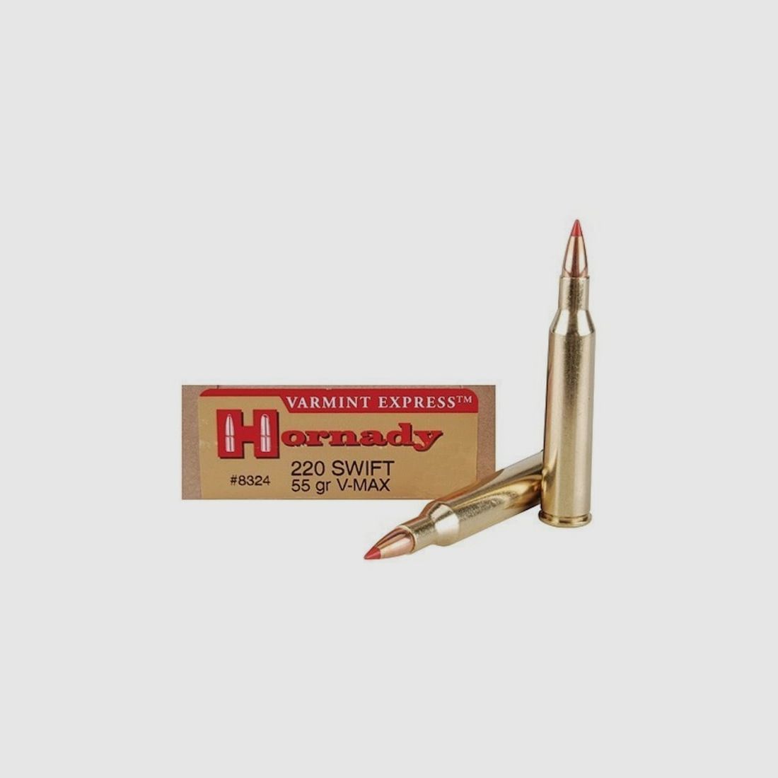 Hornady Varmint Express .220 Swift 55GR V-Max 20 Patronen