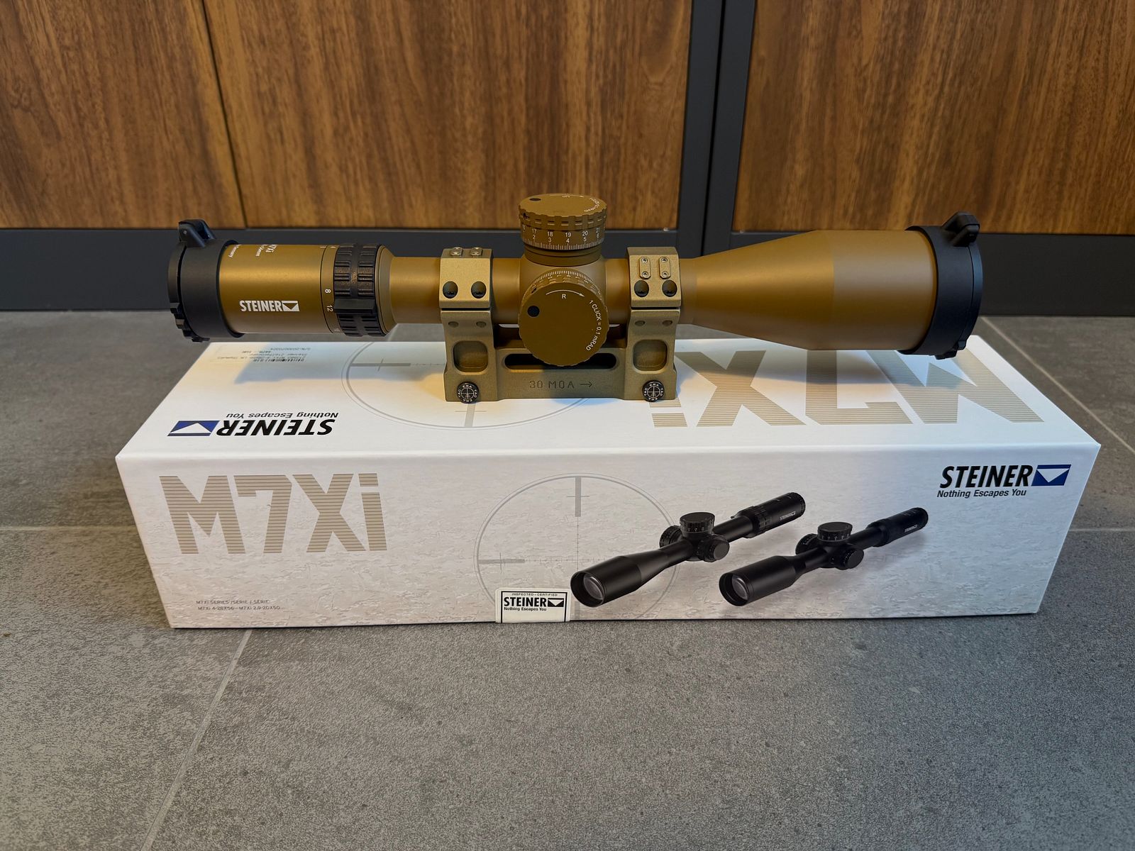 Steiner M7Xi 4-28x56 FDE Tremor3 | als nieuw | optioneel ERATAC G29 KSK 30 MOA