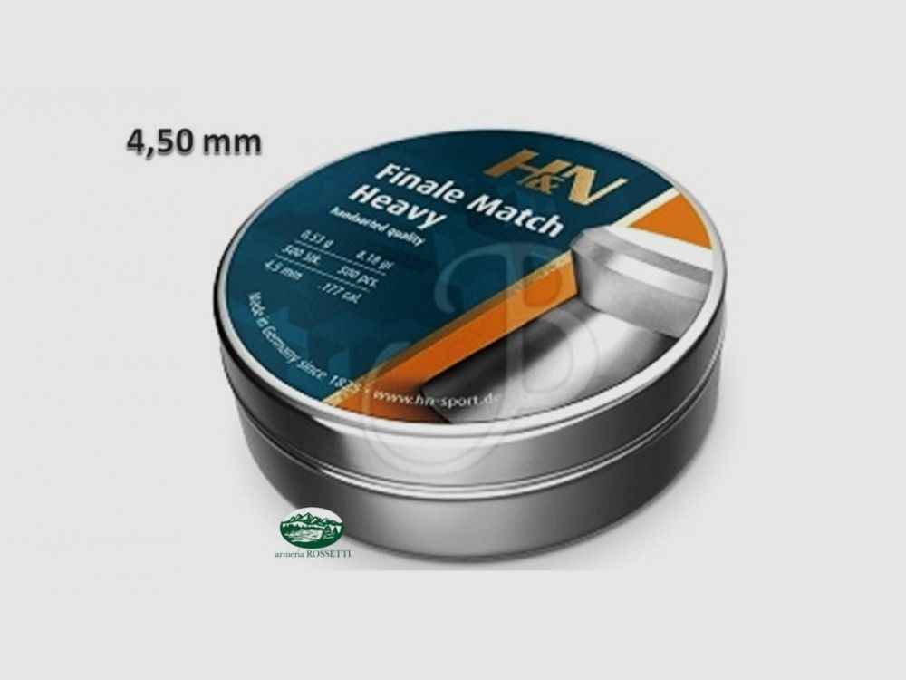 H&N SPORT Bullets FINALE MATCH HEAVY cal. 4.50mm 0.53gr