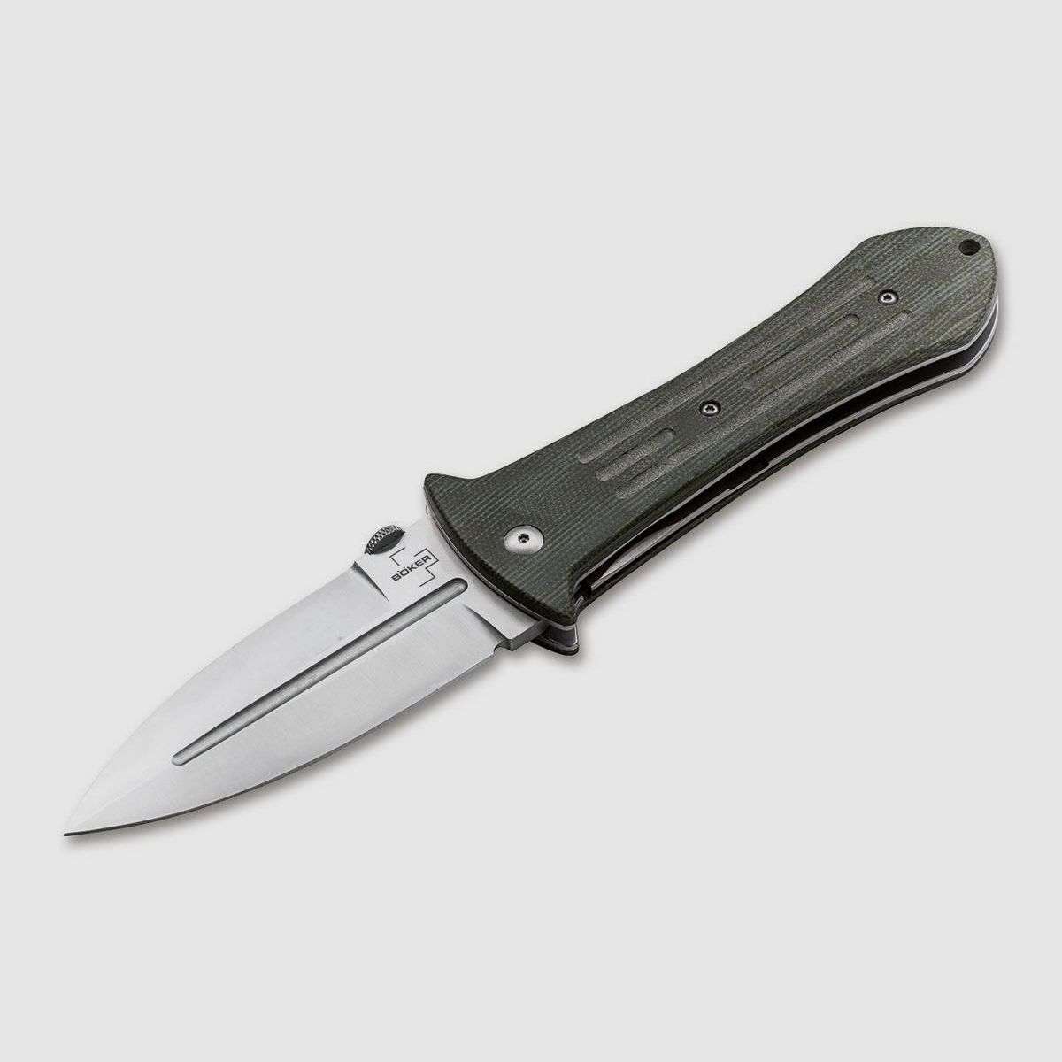 Böker Plus Pocket Smatchet Micarta Grün Taschenmesser, Bild 2 von 10