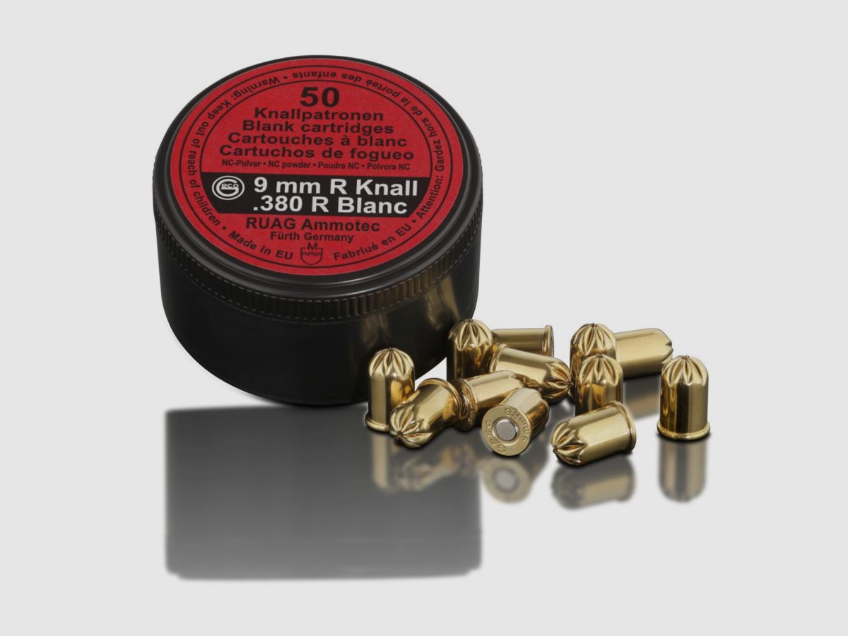 GECO 9mm REVOLVER A SALVE 380R nitro per 50/500/5.000