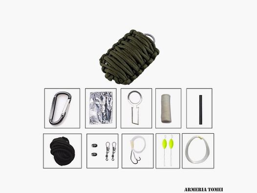 ZESTAW SURVIVALOWY PARACORD