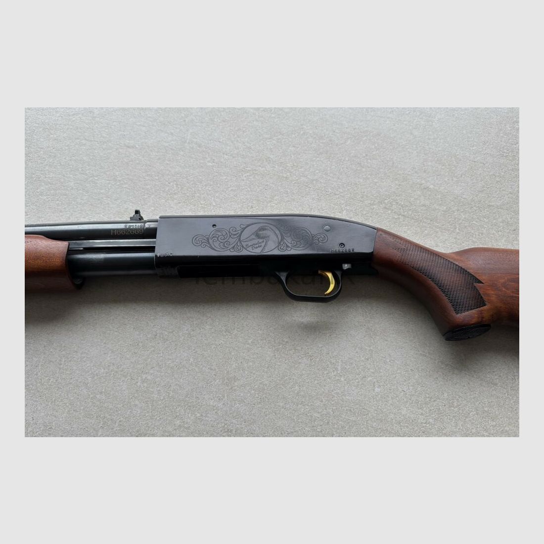 Mossberg 500AL Pumpgun 12/70