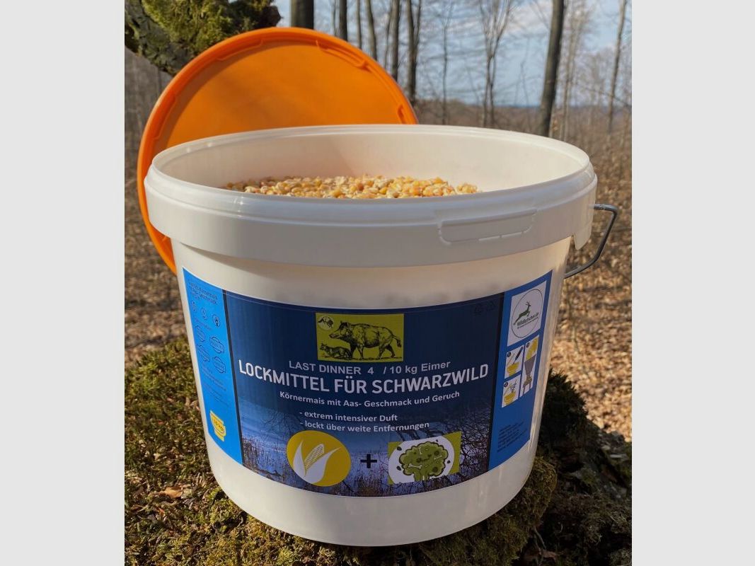 Wildlutscher Last Dinner Mais mit Aas-Duft/ Geschmack 10kg Eimer