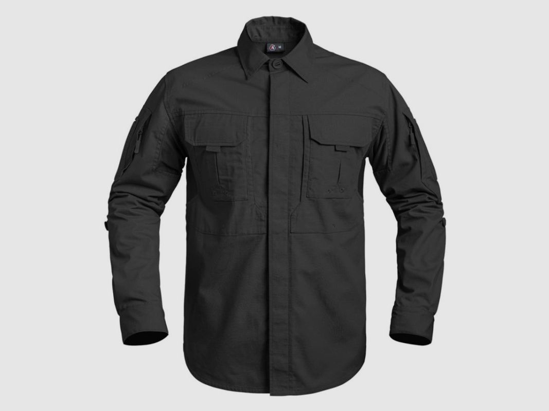 Chemise Ubas Fighter schwarz mit vielen Taschen M bis 3XL, Bild 3 von 7