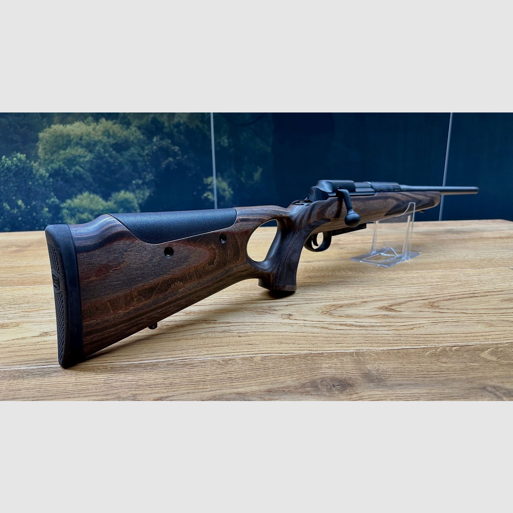 Mauser 25 Max / Schichtholz-Lochschaft / verstellbarer Schaftrücken / .308 Win / LL 51 cm / M15x1