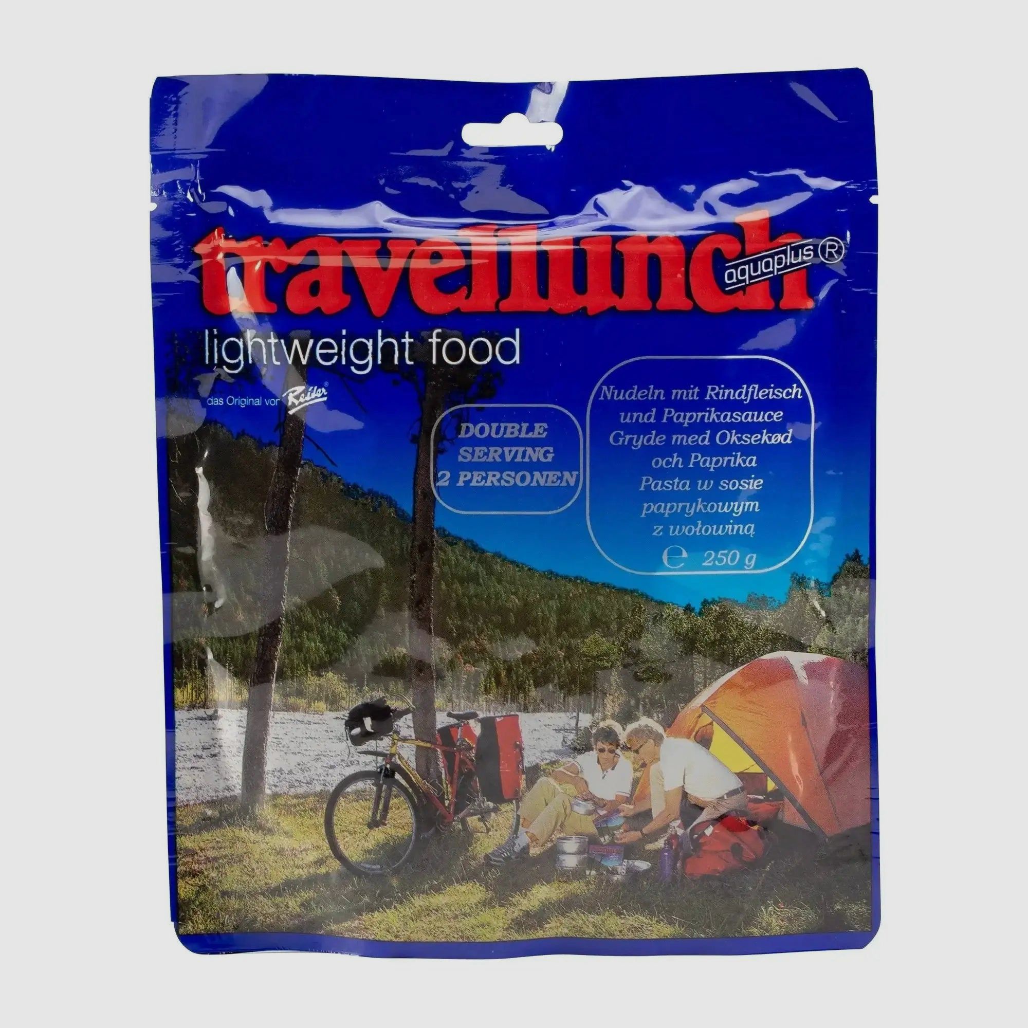 Travellunch Travellunch Nudeln mit Rindfleisch und Paprikasauce 2er Packung
