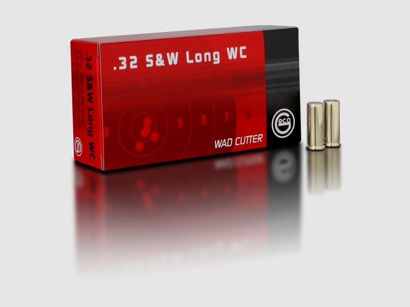 Geco .32 S&W long WC 100grs, blei Wadcutter