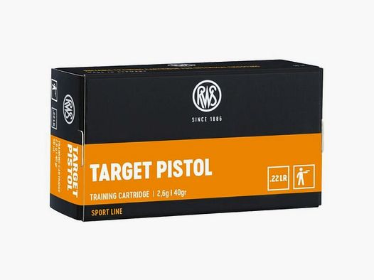 RWS .22 lfB Target Pistol - 50 Patronen