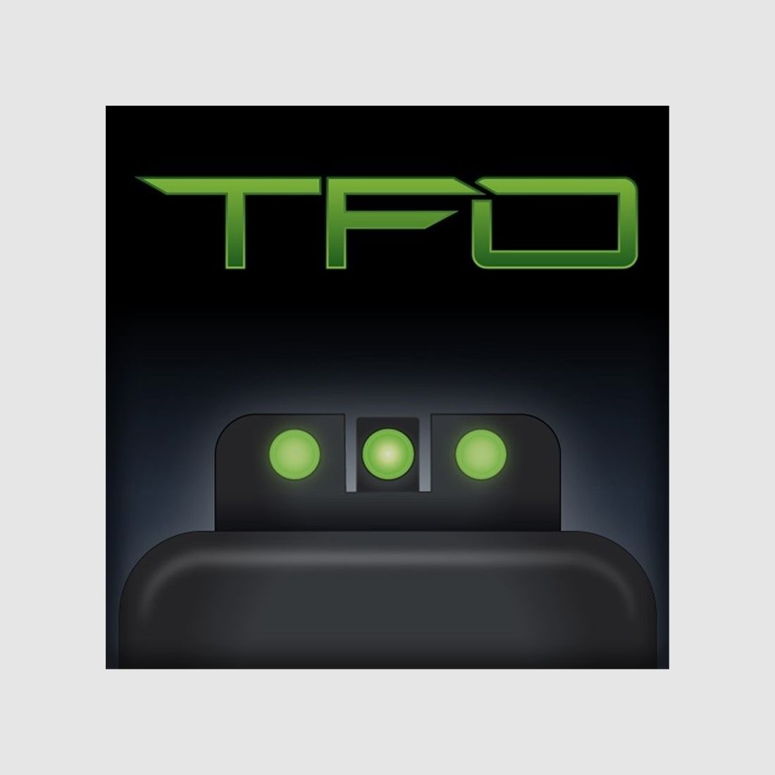 Kimme und Korn Tritium Truglo TFO Glock 42/43, Bild 2 von 2