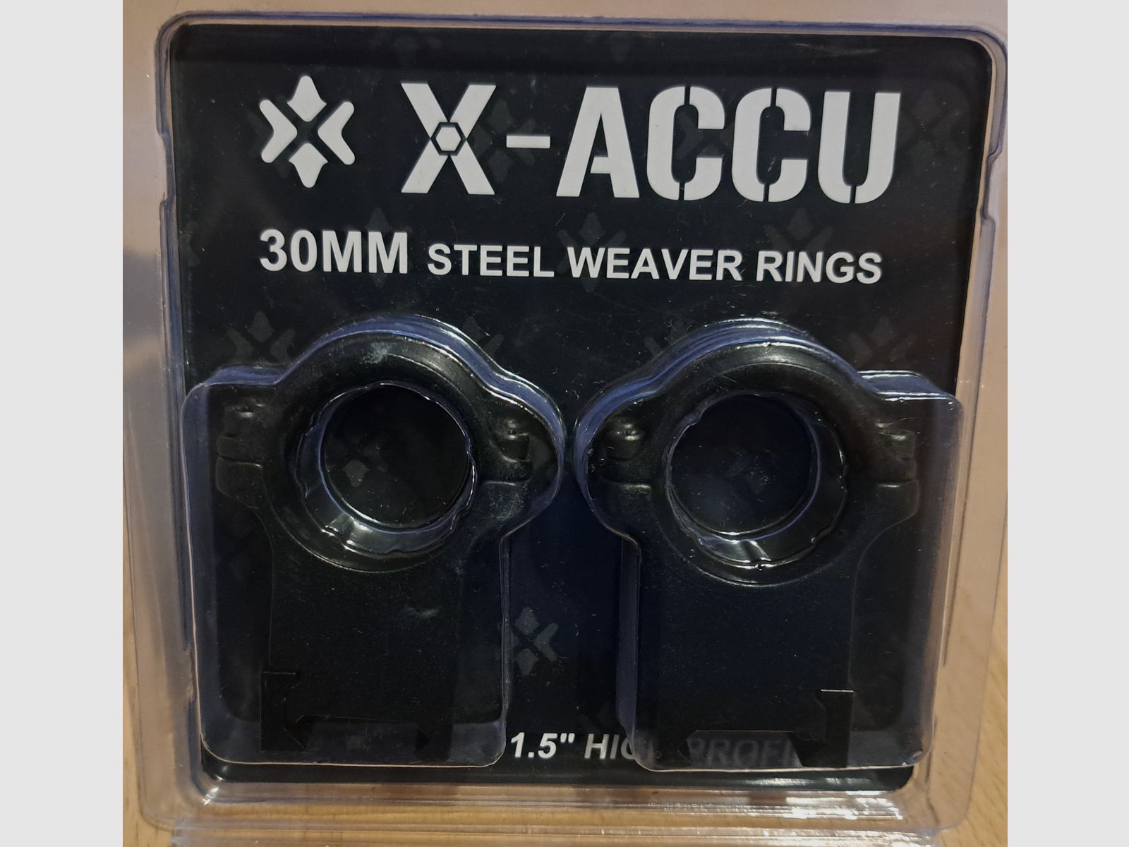 Vector Optics  Stahl-Montage für 30mm Tubus und 21mm Picatinny/Weaver extra hoch 1.5/38.1mm Schussfest.