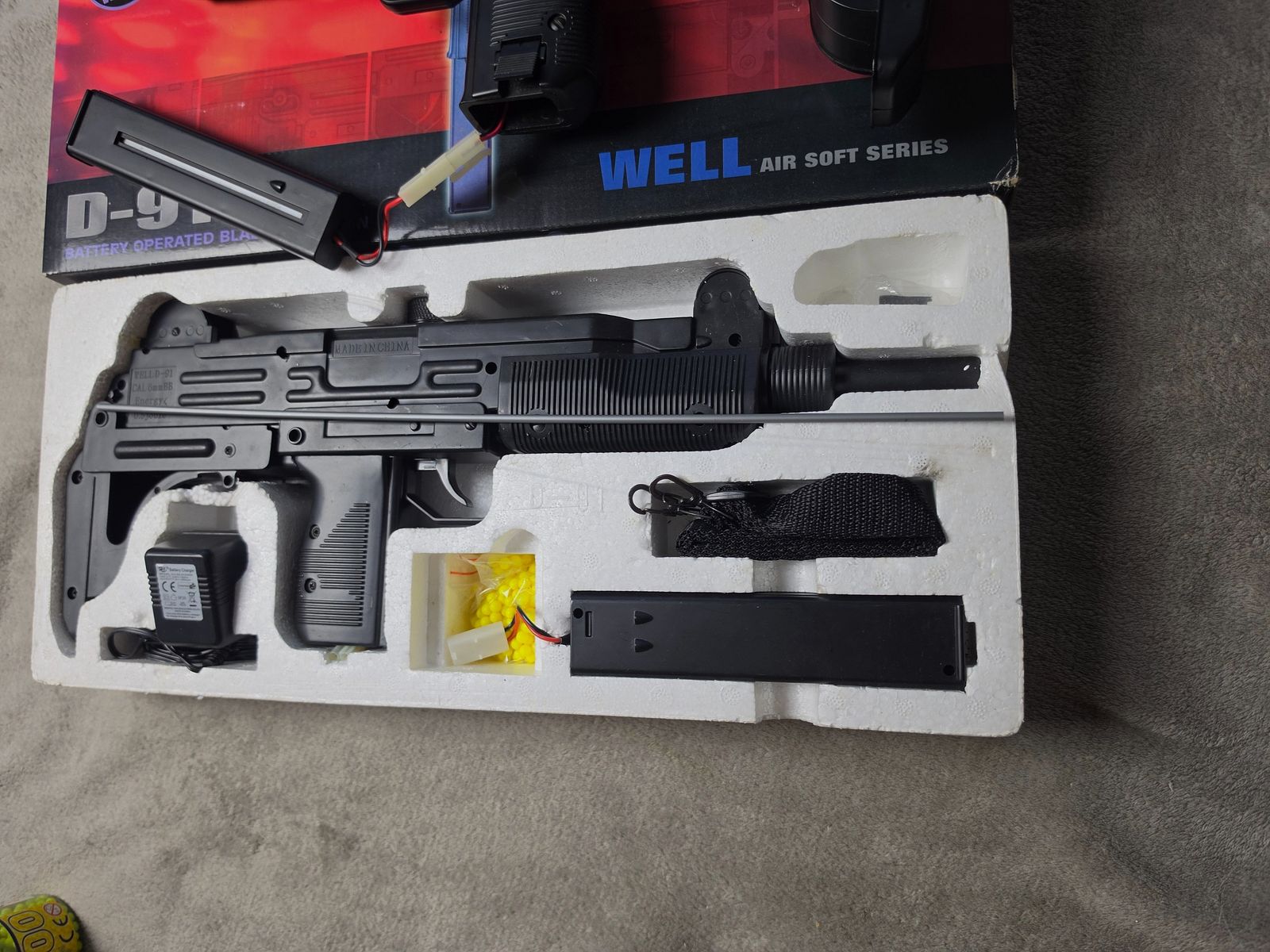 2x WELL D-91 UZI Airsoft SMG eléctrica Softair lote / set, imagen 7 de 9