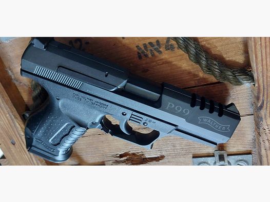 ⚠️ ZELDZAAM! SPECIAL EDITIE Walther P99 "Commando" 9 mm (PTB 762) Schreckschuss geen Reck Glock HW94 Colt