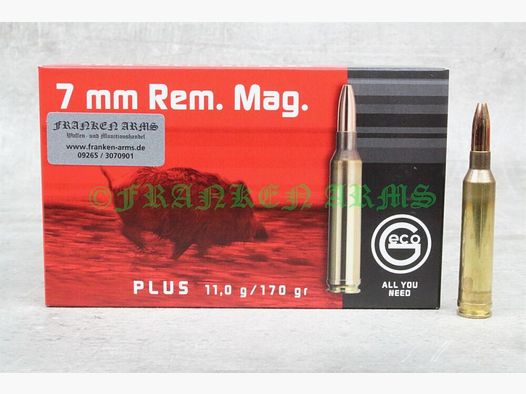 GECO Plus 7mm Rem. Mag. 170gr. 11g 20 Stück Staffelpreise