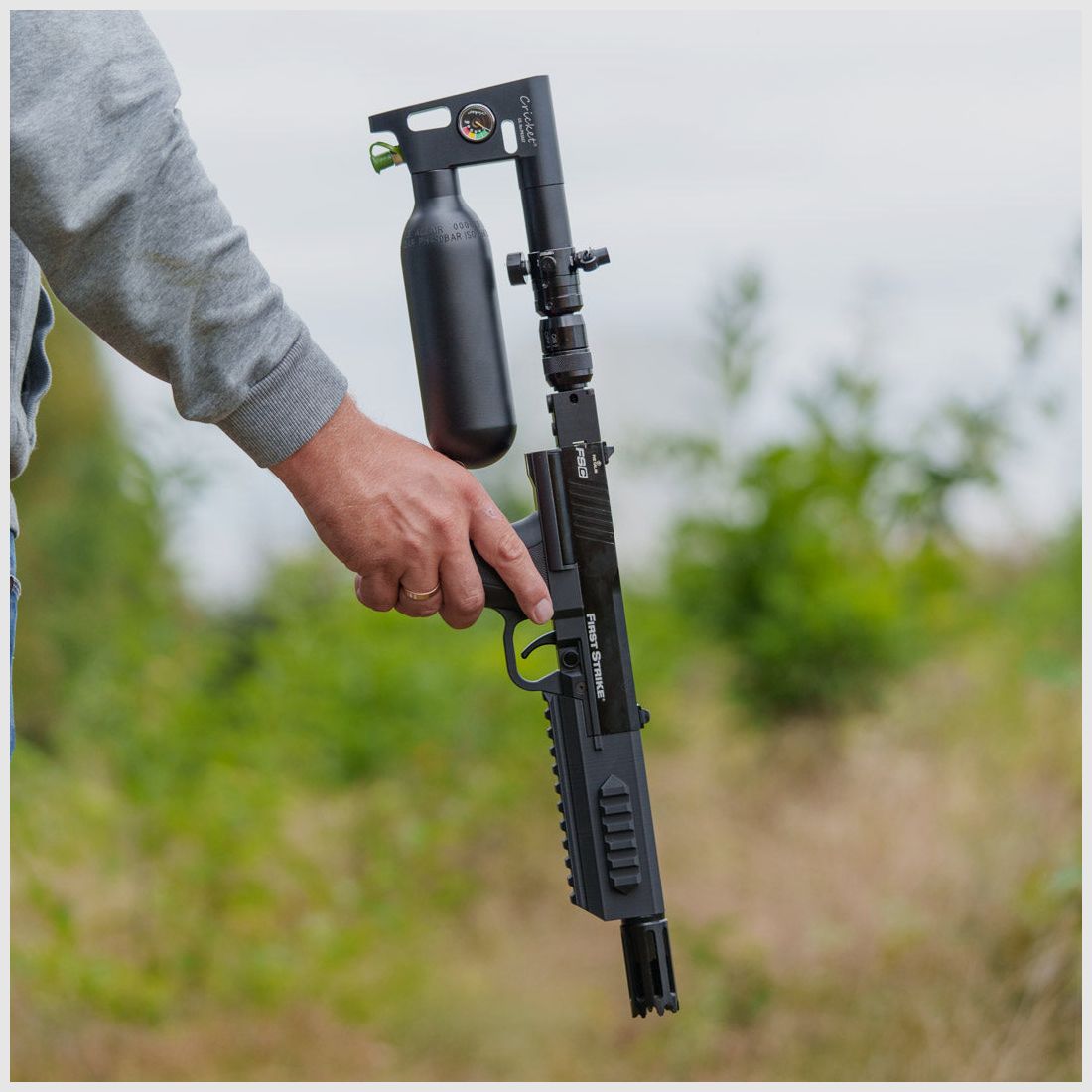 Huben Power U-Cricket Adapter/-KIT | 1100PSI | 360° | High Joule | M17 | FSC | FSC XP | Set or individual parts