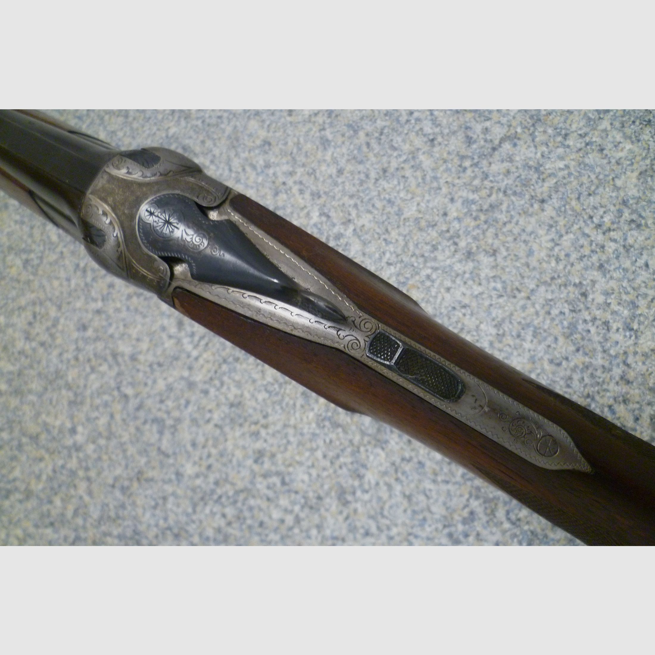 Fusil à deux canons superposés Merkel Suhl 16/70