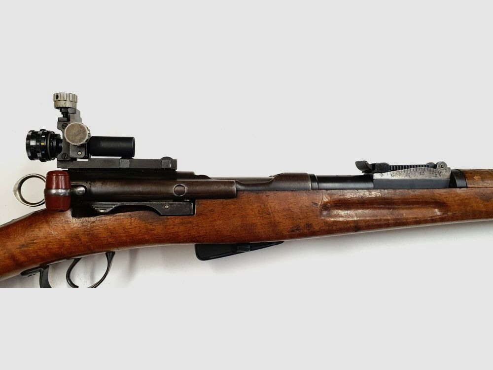 Usine d'armement de Berne carabine à répétition carabine de Berne IG1911 calibre 7,5x55 suisse numéro complet correspondant + dioptre