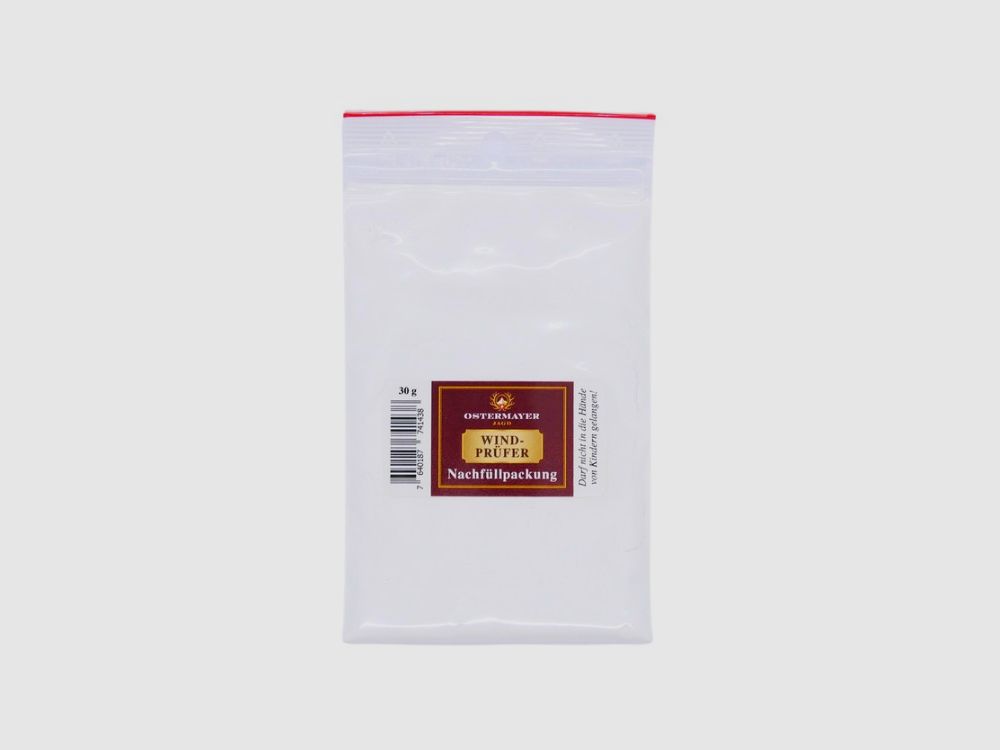 Ostermayer Windprüfer Nachfüllpack 30g Jagdzubehör