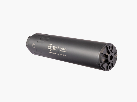Silencer Steel soppressore Streamer, 5.56, nero