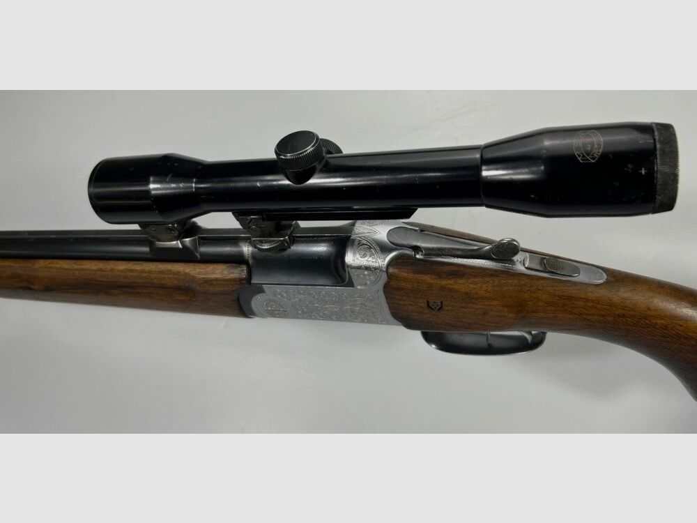 Fusil à double canon Zoli avec lunette de visée