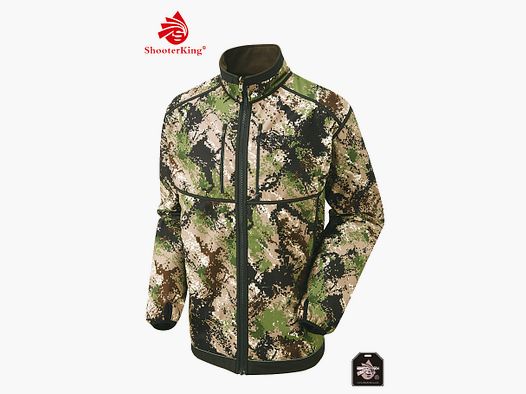 SHOOTERKING Digitex Softshell Wendejacke grün/braun