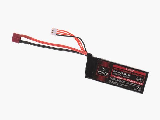 Lipo 11.1V 1800mAh 65C Graphene T-Plug | Nimrod