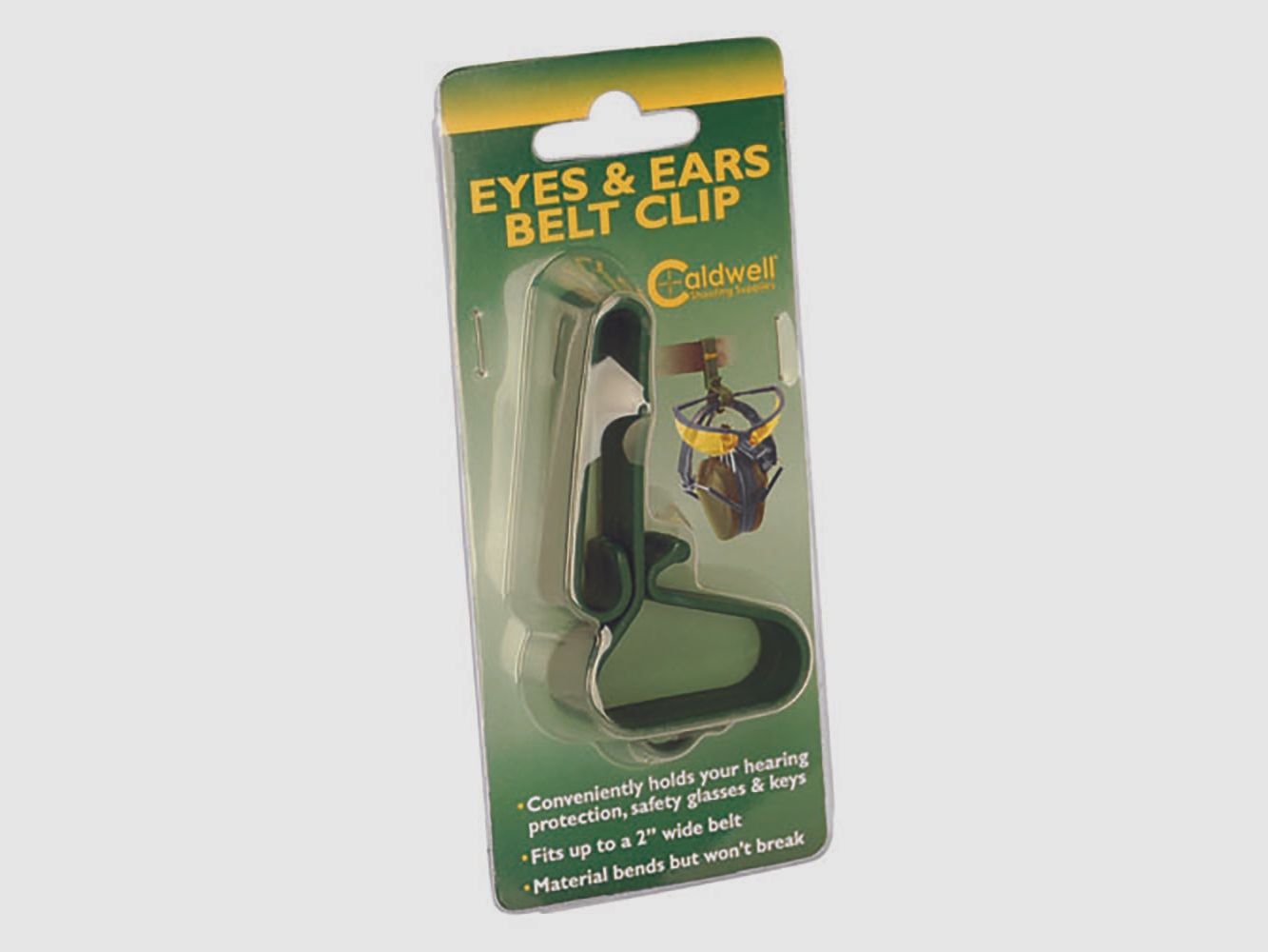 Clip de cinturón para gafas y protección auditiva, imagen 2 de 3