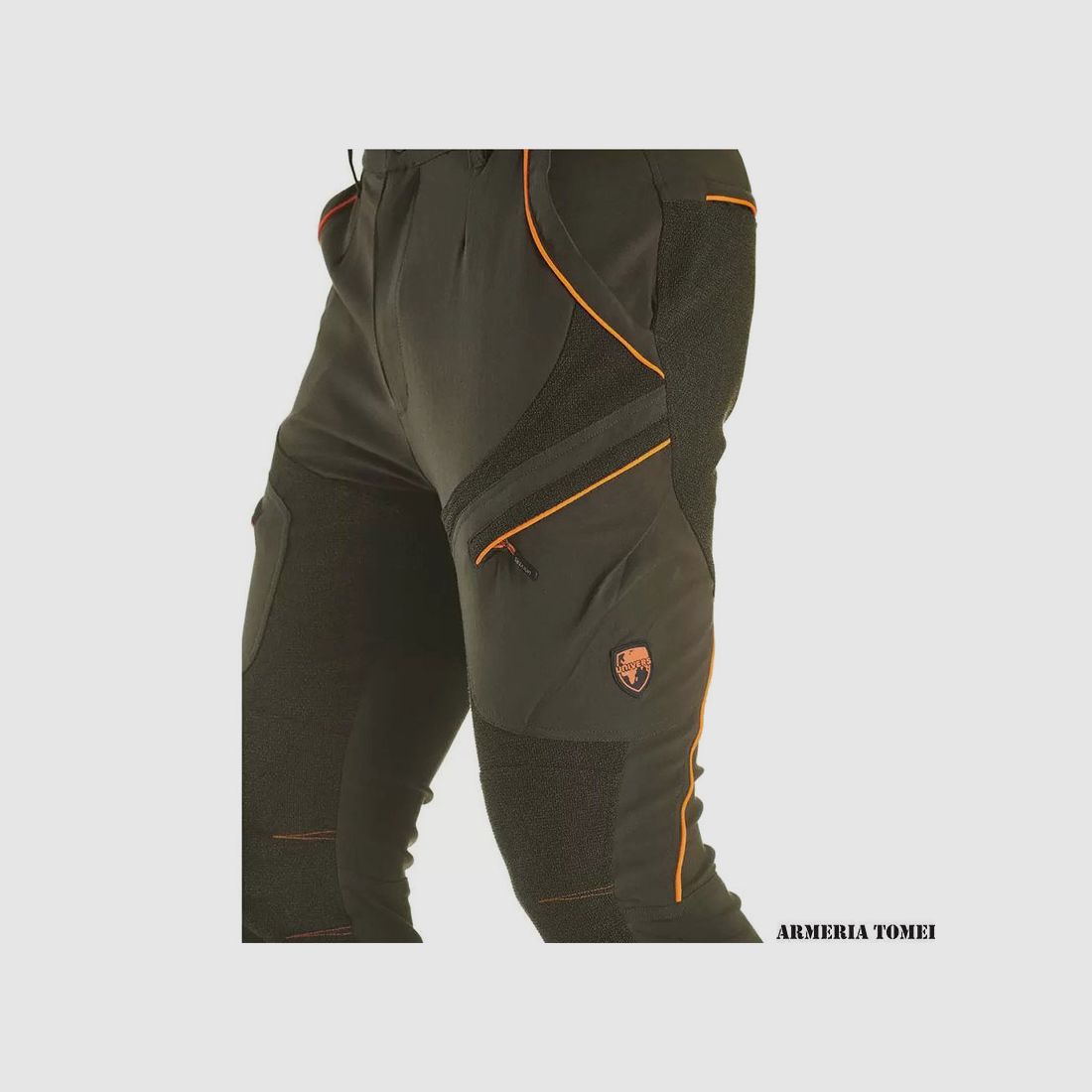 UNIVERS – ELASTISCHER ALPI-HOSEN GRÜN/ORANGE, Bild 5 von 6
