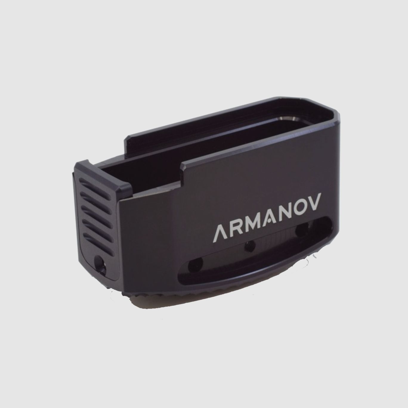 Piastra di base in alluminio ARMANOV nera AR15 Spider Line