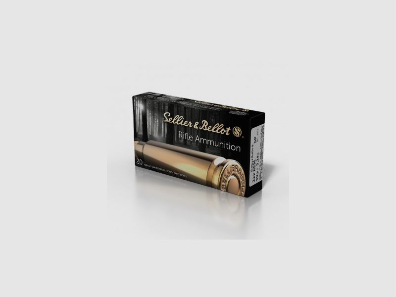 Sellier & Bellot Munition .222 Rem. SP, Bild 1 von 2