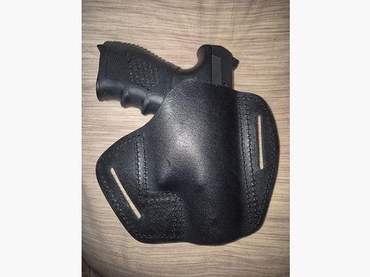 Vlamitex leren pistoolholster voor linkshandigen