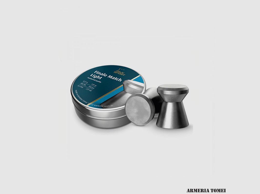 GESCHOSSE DRUCKLUFT – H&N SPORT FINALE MATCH LIGHT 4.50mm 0.51g/7.87gr (500 STK)