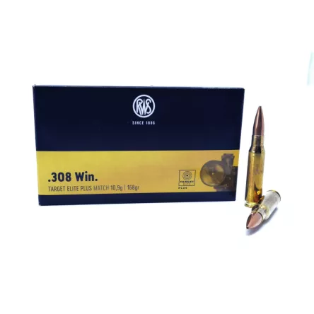 308 Win RWS TARGET ELITE PLUS MATCH 10,9 g/168 gr