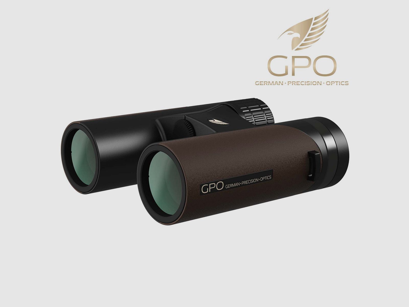 GPO B323 binoculars Passion ED 10x32 brown with accessories birdwatching nature observation 50111003