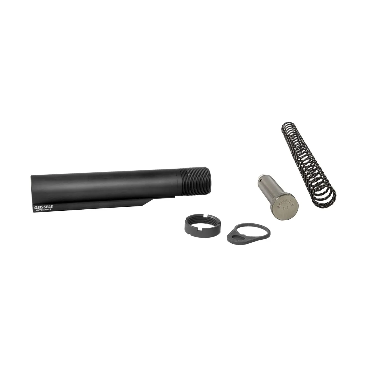 Geissele – Premium MIL-SPEC Buffer Tube Assembly / with Super 42 5.56mm / Schwarz / H2