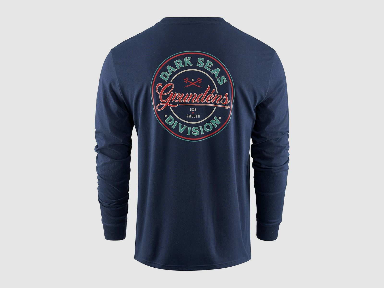Grundens Dark Seas X Grundens Instinctive LS T-Shirt Men Dark Navy XL
