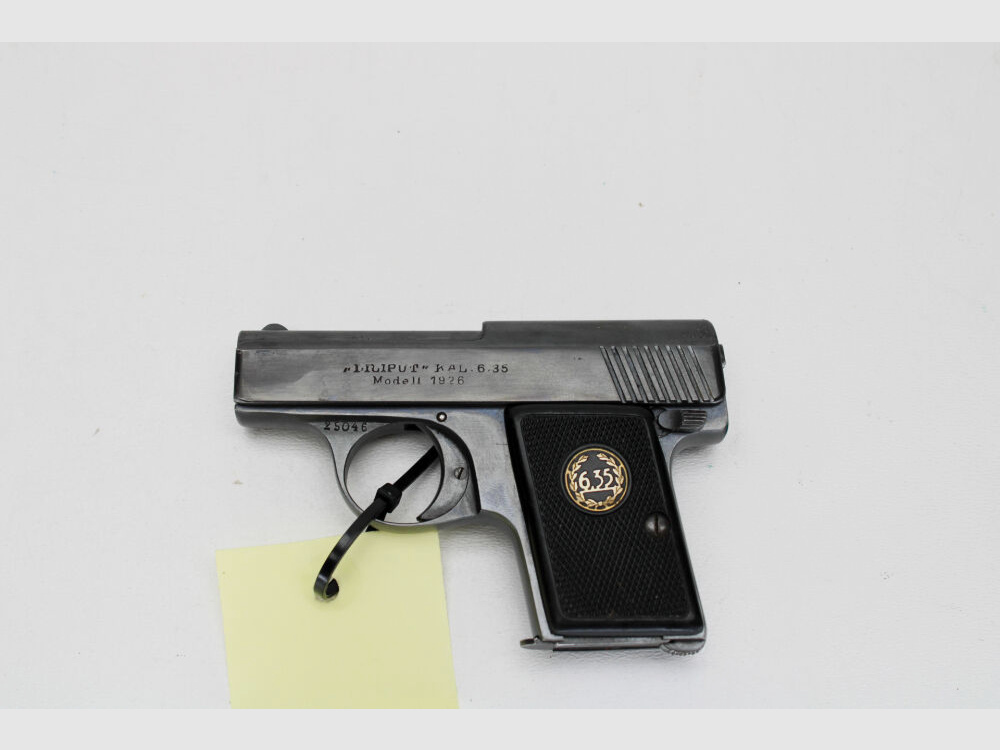 Pistola Menz Mod Liliput 1926 Cal. 6,35mm Browning senza prova valida