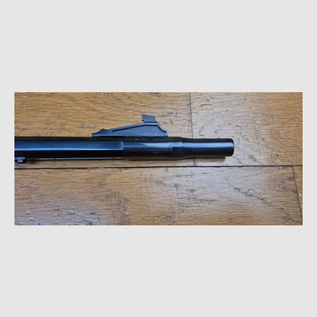 Sehr schöner Lauf für Thompson Center Pistol – Modell Contender – 8 Zoll Lauf – Seltenes Kaliber 45 Long Colt / 45LC UND Kaliber 410! – Waffen von Rochester – Wunderschöner oktagonaler Lauf mit prächtigen Zügen – 100% Brünierung – Schönes Stück für Training, Präzision und …. Spaß! – TBE++, Bild 23 von 23