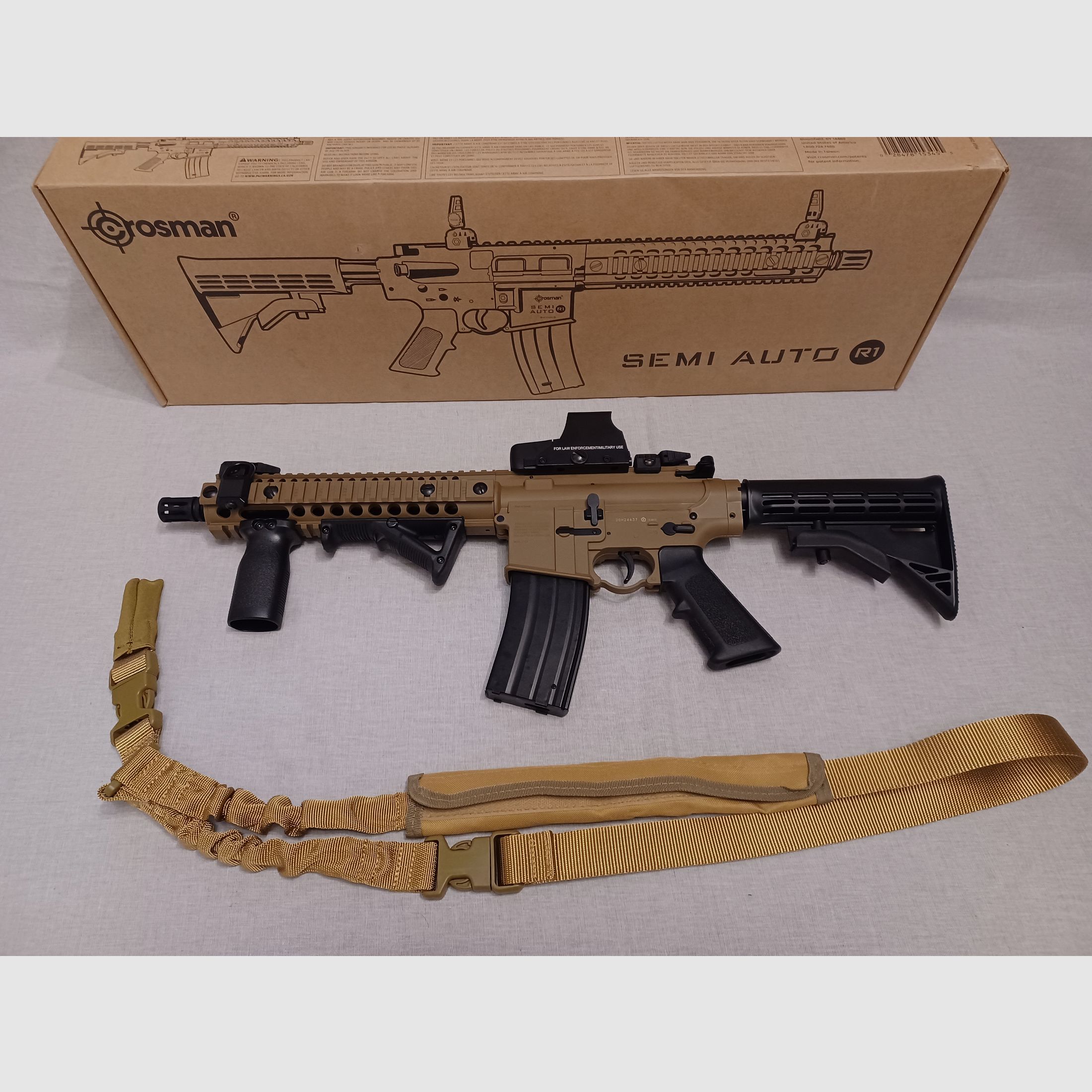 Crosman R1 / 4,5 mm BB / Blowback / CO2 / Sturmgewehr / OVP (155)