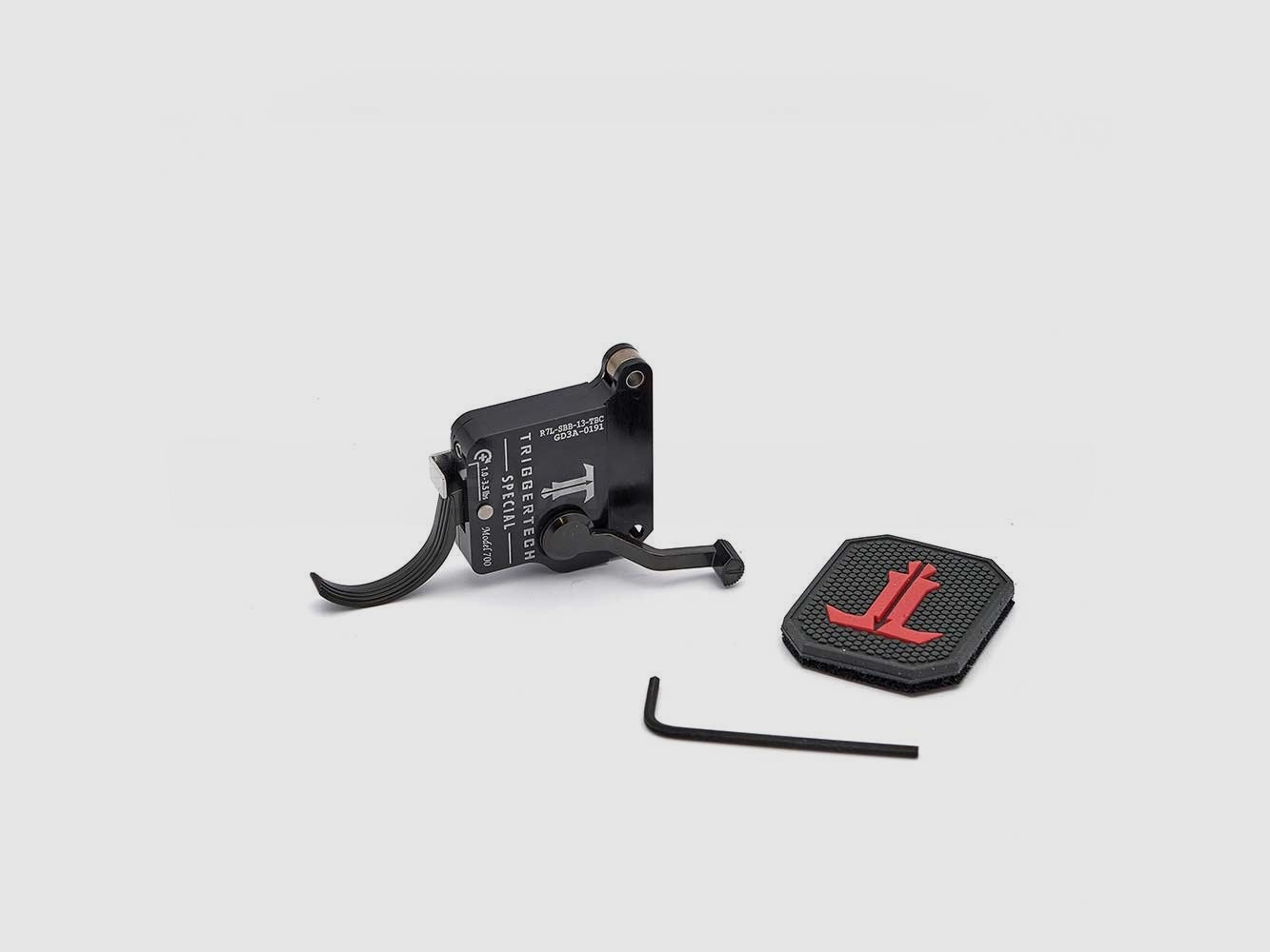 TriggerTech Rem700 Speciale Curvo Nero, Sinistro, immagine 1 di 3